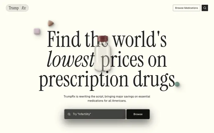 Foto: trumprx.com - Captură foto