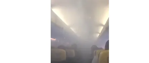 Degajări de fum într-un avion Ryanair. Aeronava cu 169 de pasageri a survolat o oră Capitala înainte de aterizare - VIDEO