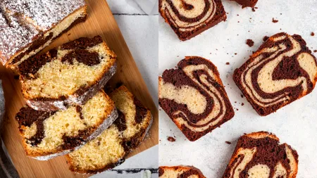 Rețetă de chec marmorat și pufos cu multă cacao. Cele 9 ingrediente pe care să le folosești