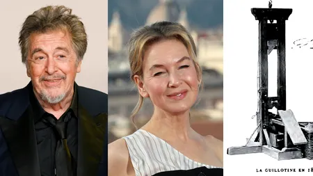 25 APRILIE, calendarul zilei: Al Pacino împlinește 85 de ani, Renée Zellweger face 56/ Primul om executat prin ghilotinare