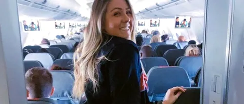O tânără stewardesă a vărsat, accidental, băuturi pe un pasager. Când a văzut cine e bărbatul, tânăra a încremenit - FOTO