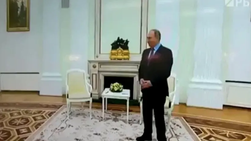 VIDEO| Noi imagini șocante cu Vladimir Putin. Președintele rus, filmat în timp ce ”tremură incontrolabil”