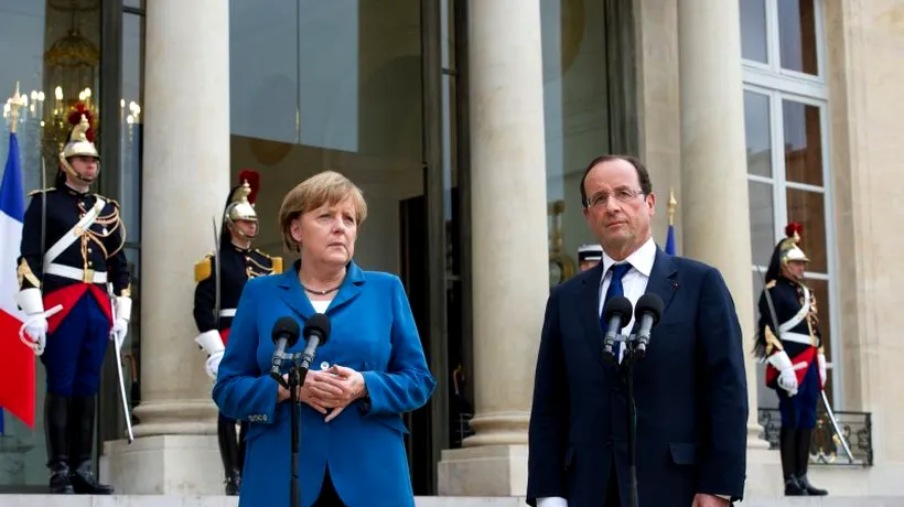 Gafa comisă de Angela Merkel în fața lui FranÃ§ois Hollande