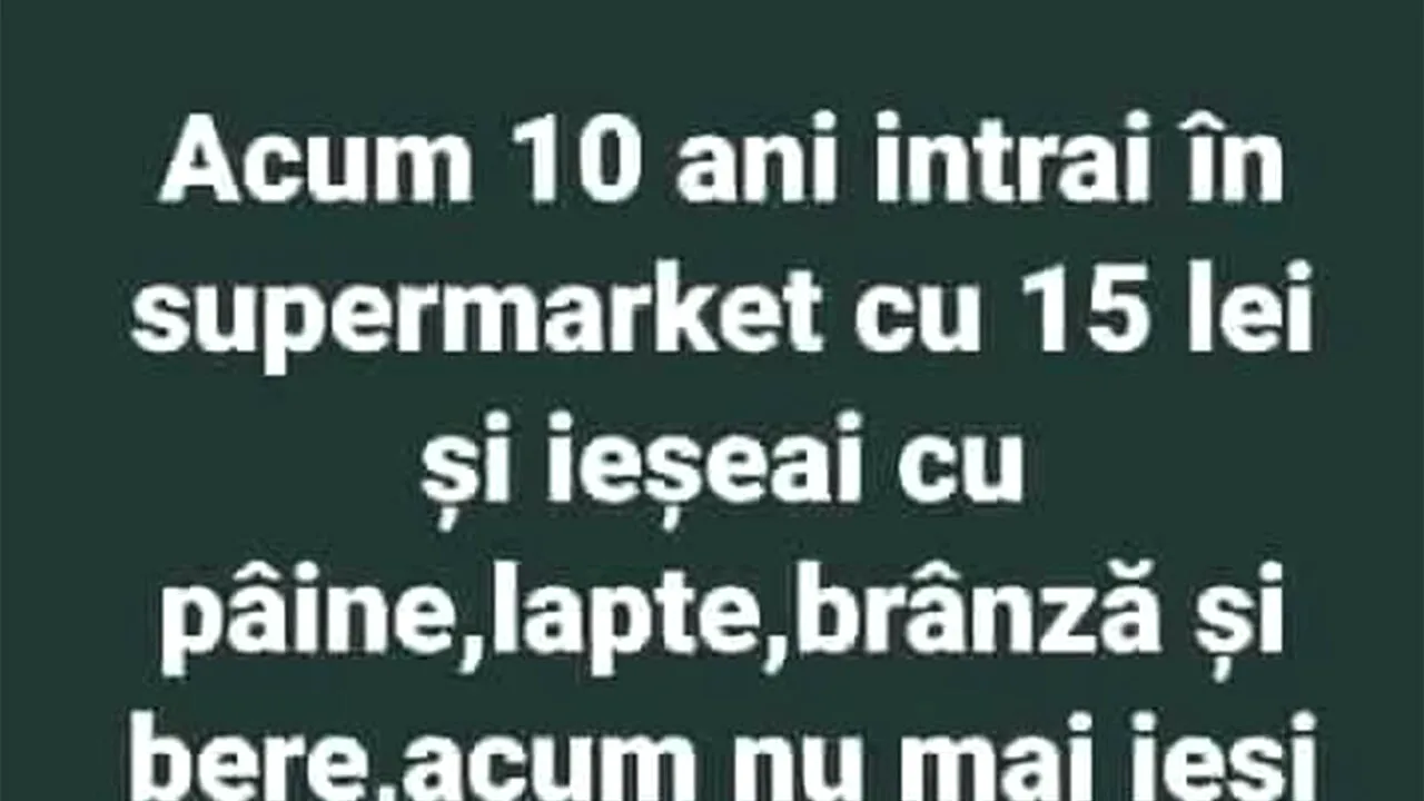 BANCUL ZILEI | La supermarket