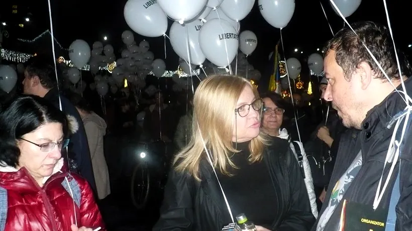 Ultimele imagini cu Cristina Țopescu în viață! A fost văzută la un marș pe 22 decembrie: „Era așa de frumoasă! - FOTO