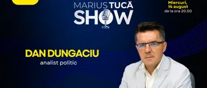 Marius Tucă Show începe miercuri, 14 august, de la ora 20.00, pe gândul.ro. Best of prof. univ. dr. Dan Dungaciu