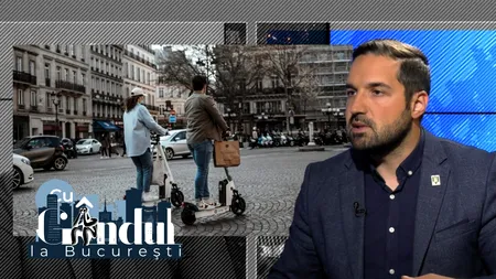EXCLUSIV VIDEO | Tudor-Tim Ionescu, despre trotinetiștii din Capitală: „Cum poți să mergi cu 30 la oră fără echipament? Sunt și câte doi, unii minori”