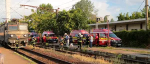 Incident feroviar în Gara Basarab. A fost activat Planul Roșu de intervenție
