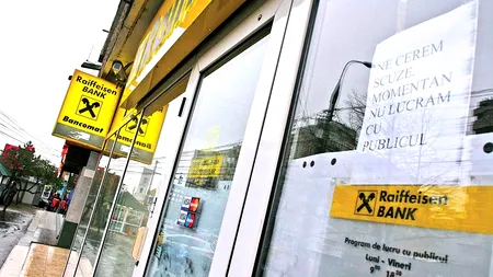 MĂSURA luată de Raiffeisen Bank față de anumiți clienți, în ultima lună