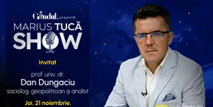 <span style='background-color: #00ef77; color: #fff; ' class='highlight text-uppercase'>EMISIUNI</span> Marius Tucă Show începe joi, 21 noiembrie, de la ora 20.00, live pe gândul.ro. Invitat: prof. univ. dr. Dan Dungaciu