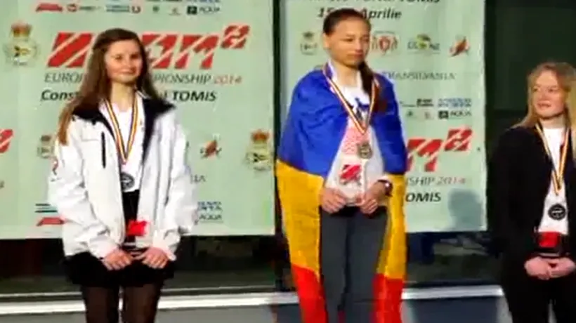 O sportivă de 14 ani a adus României primul titlu european la iahting