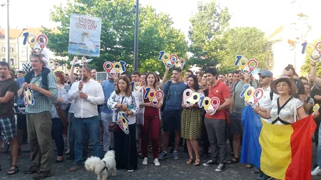 Protest la Cluj față de modificările Codului de procedură penală