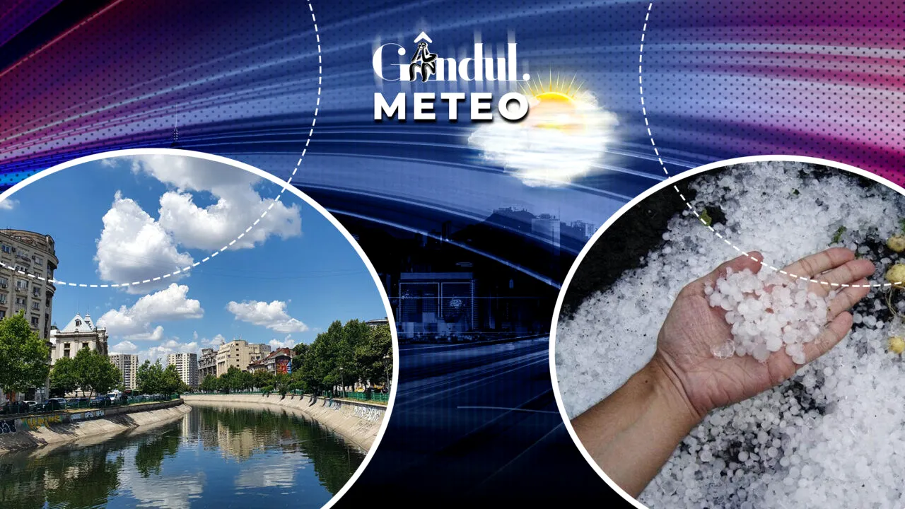 Vremea se schimbă radical în weekend. Temperaturile de 34 de grade lasă loc furtunilor și ploilor torențiale în mai multe județe din țară. ANM, informații de ultimă oră pentru Gândul