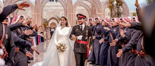 FOTO, VIDEO | Prințul moștenitor al Iordaniei s-a căsătorit. Margareta, custodele coroanei, printre invitați