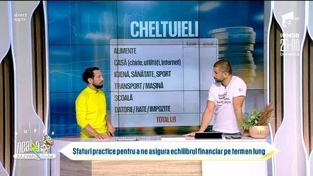 VIDEO | Sfaturi care vă pot asigura un echilibru financiar. Consultant economic: „E un calcul atât de simplu și util. Vă va ajuta să rămâneți cu niște bani în buzunar”