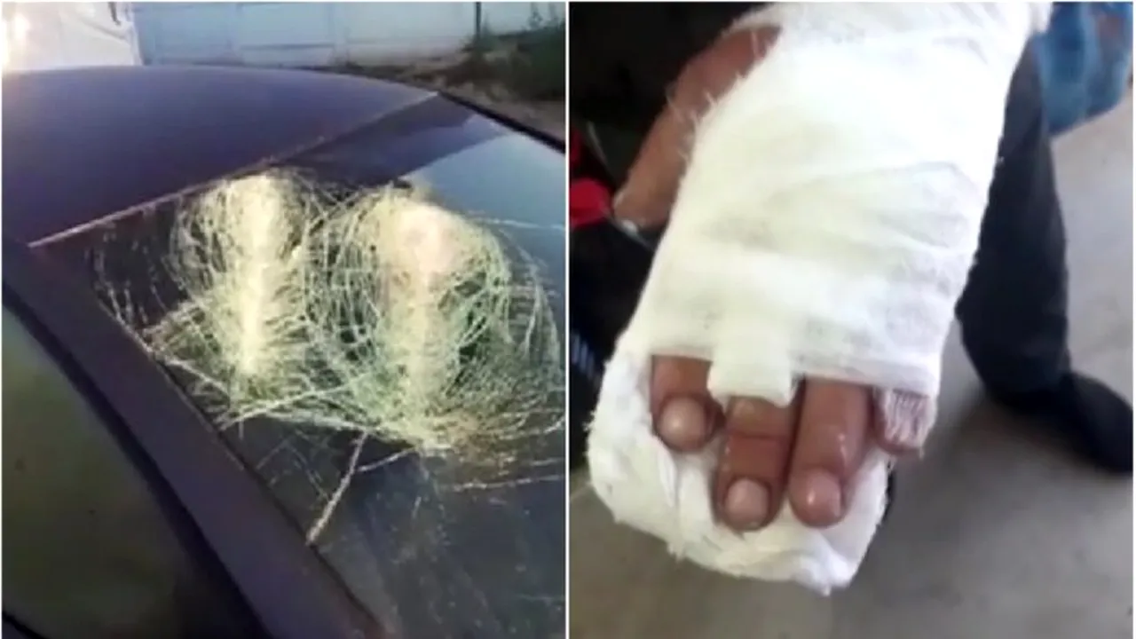 Bărbați atacaţi cu sabia de rudele viceprimarului, într-un sat din Mehedinţi