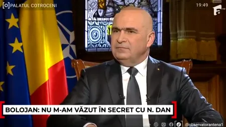 „Nu a fost o întâlnire SECRETĂ cu Nicușor Dan” / În ce calitate i-a cerut Nicușor Dan întâlnire lui Bolojan