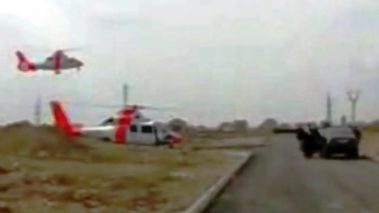 Nașul Toni Greblă adus cu elicopterul la nunta finilor Bîrcină: 