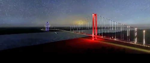 VIDEO | Podul suspendat de la Brăila, un simbol național care necesită o identitate nocturnă. Au fost propuse trei variante pentru iluminare