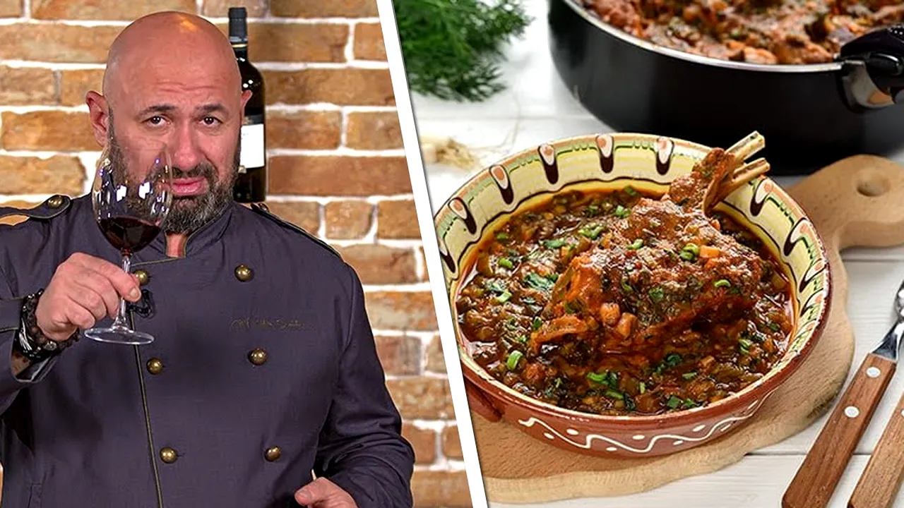 Rețeta de stufat de miel a lui Cătălin Scărlătescu | Ce truc folosește juratul de la 