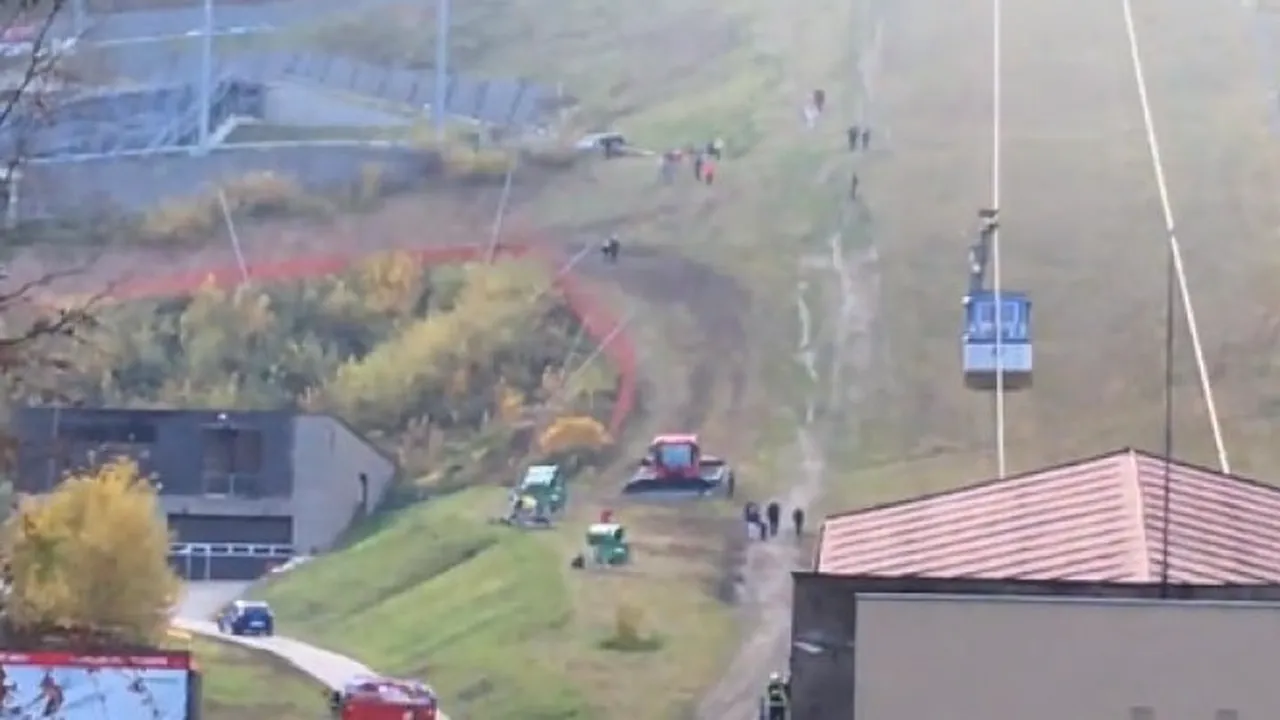 O persoană a murit după ce o telecabină montană din Cehia s-a prăbușit (VIDEO)