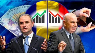 România paralelă a guvernului! Premierul Bolojan promite prosperitate din iunie 2026, ministrul său de finante, Alexandru Nazare, susține că deja a venit și că economia duduie. Totul, în ziua în care am aflat cu toții că am intrat în recesiune