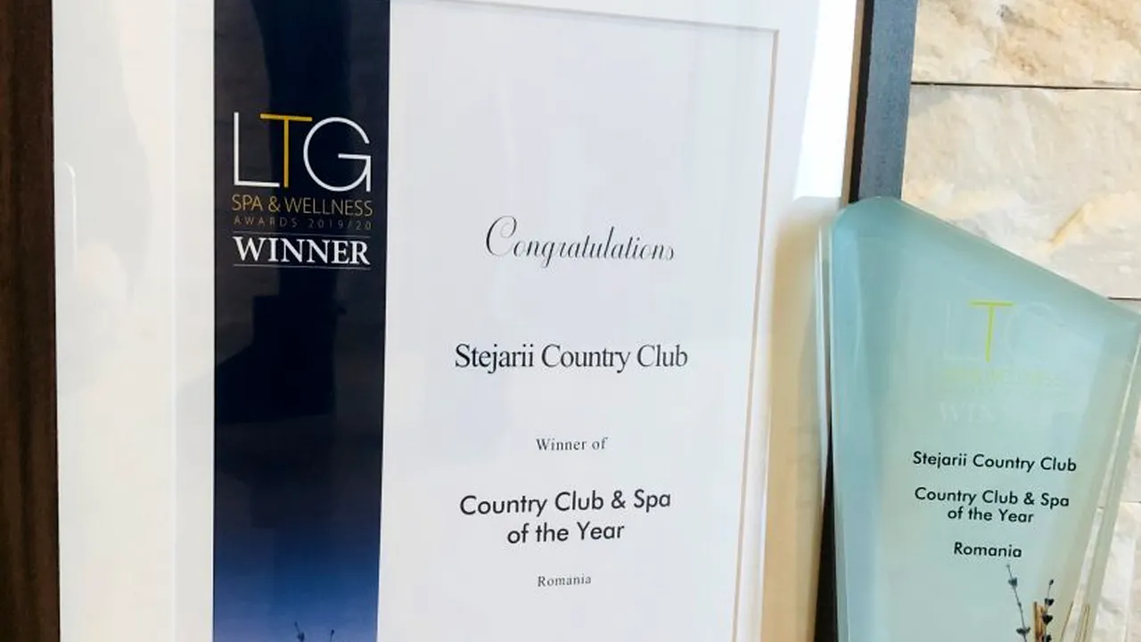 Stejarii Country Club și Shiseido Spa premiate la categoria Country club & Spa of the year la premiile Luxury Travel Guide – European Awards
