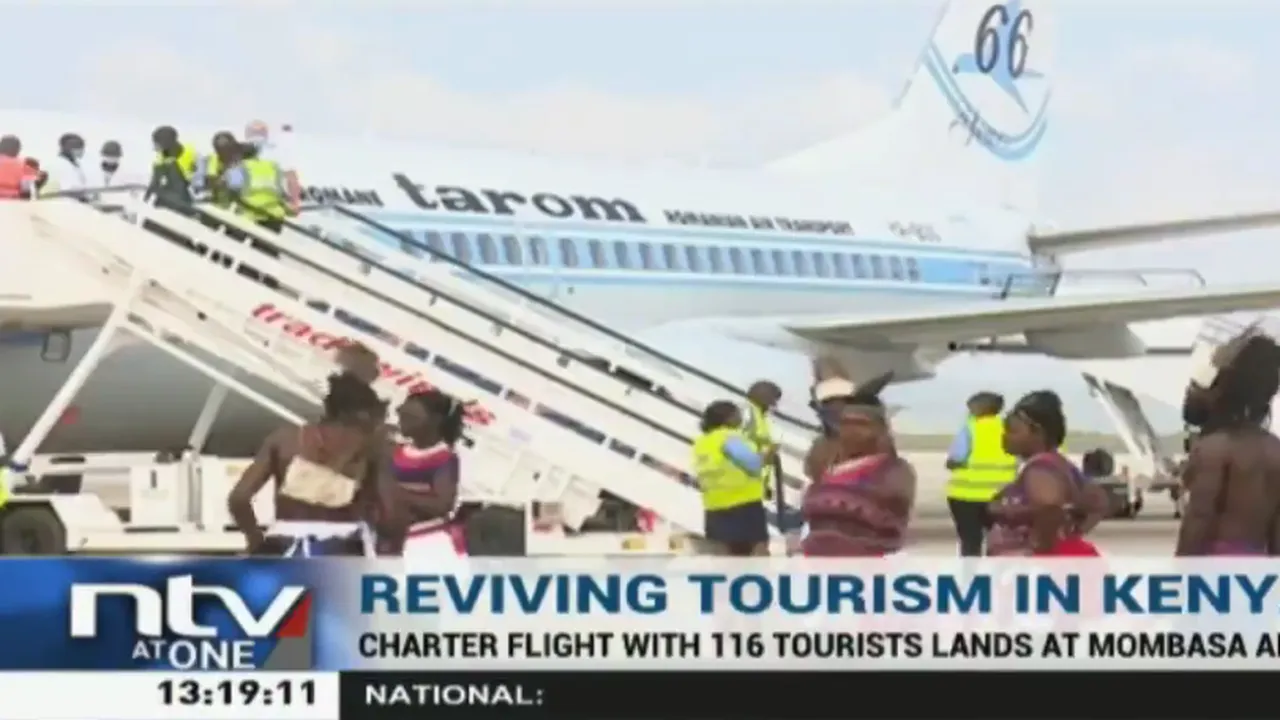 Sosirea unei aeronave Tarom în Kenya, subiect de „breaking news”! Care a fost motivul (VIDEO)