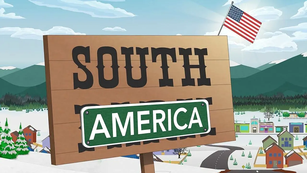 „South Park” îşi schimbă denumirea în „South America”. Numele, ironie la adresa lui Donald Trump