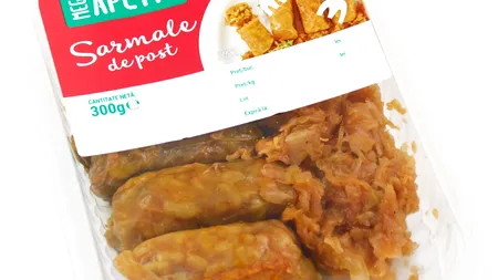 Cât costă 5 sarmale de post în magazinele Mega Image din România. Din ce sunt făcute, de fapt