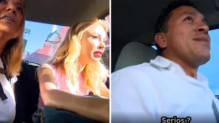 Andreea Antonescu și Andreea Bălan, PANICĂ totală în mașină. Ce secret le-a mărturisit șoferul din imagine, la America Express 2023 de la Antena 1