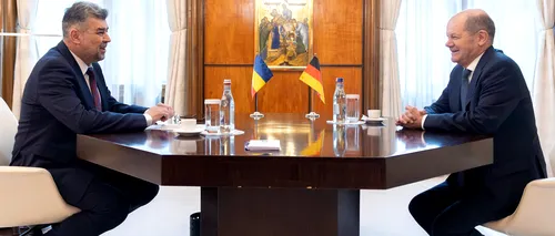 Întâlnire Marcel CIOLACU - Olaf SCHOLZ, la Palatul Victoria / „România mizează pe susținerea Germaniei pentru aderarea la Schengen”