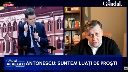 Crin Antonescu: Suntem luați de proști. Avem de-a face cu un efort de imbecilizare a unei bune părți din societate
