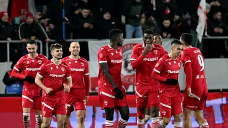 Dinamo, prima victorie în play-off-ul Superligii. A învins cu 4-2 pe U Cluj. „Avem în vestiar personalități puternice”