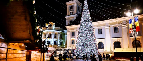 Târgul de Crăciun din Sibiu se deschide vineri. Accesul va fi permis doar celor care au certificat verde