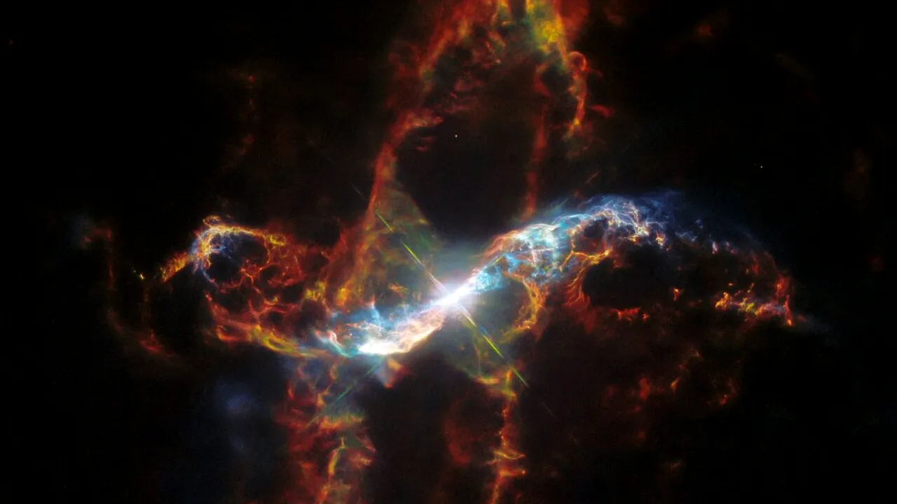 Imagini spectaculoase cu „bomba H” STELARĂ surprinsă de Telescopul Hubble în constelația Aquarius