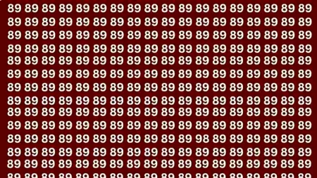 Iluzie optică VIRALĂ. Ce IQ ai dacă găsești numărul 98 în mai puțin de 5 secunde