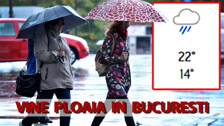 Prognoza Accuweather actualizată: Pe ce dată exactă va fi următoarea ploaie în București