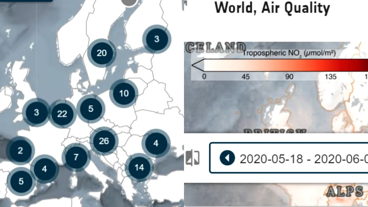 PLATFORMĂ. CE și Agenția Spațială Europeană monitorizează din satelit redresarea după pandemia de COVID-19