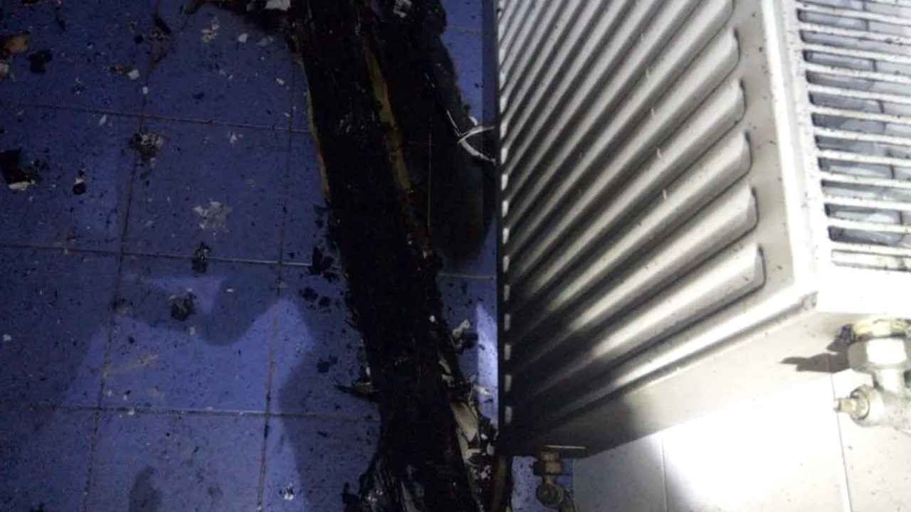 Incendiu la Spitalul CFR din Cluj-Napoca. Pacienţii au fost evacuaţi de urgenţă