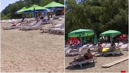 Șezlongul costă doar 15 lei pe această plajă din România. Unde se află alternativa la litoralul Mării Negre