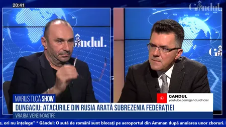 VIDEO | Dan Dungaciu: Putin vrea să facă diferența între civilizații / Atacurile din Rusia arată șubrezenia Federației