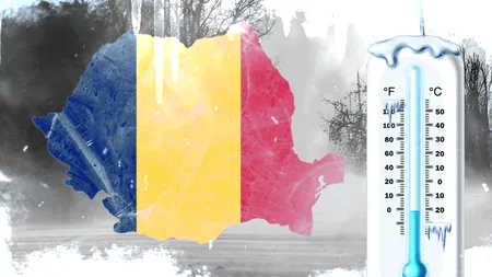 Valul de aer polar aduce iarna înapoi în România. Unde vor fi temperaturi și de -15 grade Celsius