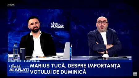 Marius Tucă: „Nicușor Dan este împins în față de sistem, ca să nu-și piardă privilegiile”