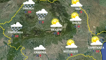 VREMEA - PROGNOZA METEO ANM