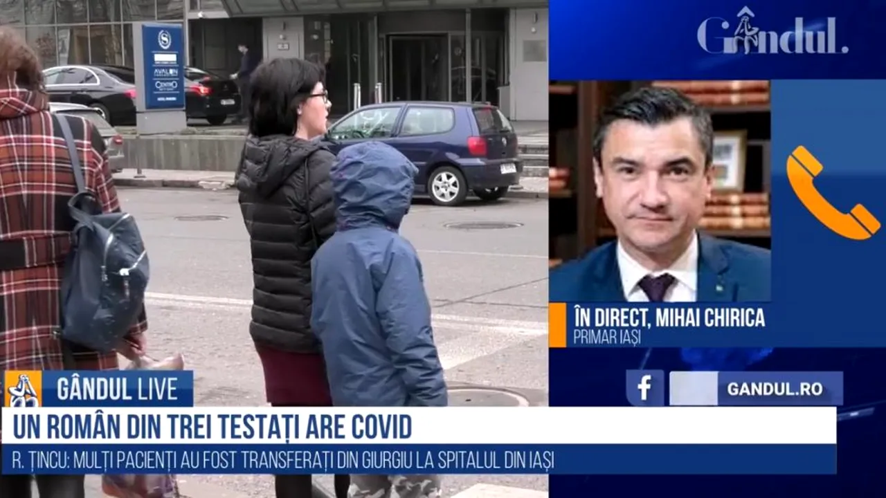GÂNDUL LIVE. Mihai Chirica, edilul Iașiului: Ți se rupe sufletul... / Sistemul de educație, printre marii pierzători în pandemie!