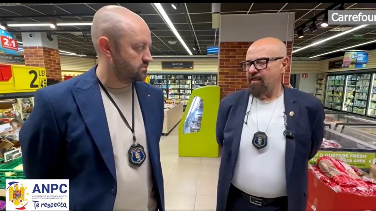 Piedone și inspectorii ANPC au descoperit cum sunt păcăliți clienții într-un supermarket Carrefour: 