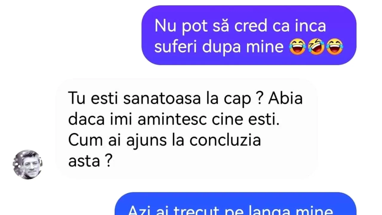 Bancul de marți | „Nu pot să cred că încă suferi după mine”