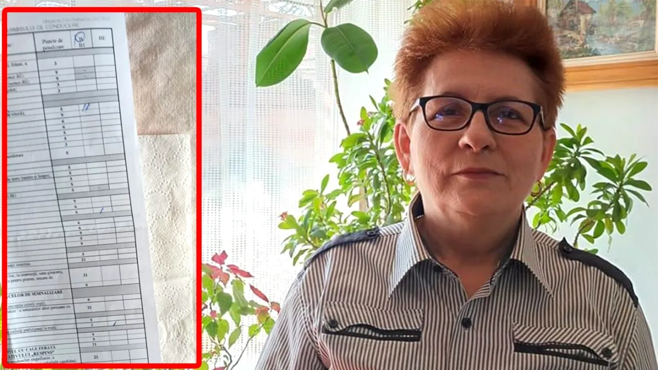 Elena din Iași a dat examenul de CONDUCERE la 63 de ani. Ce a făcut după ce a picat de 3 ori