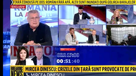 Mircea Dinescu spune că responsabilii pentru criza apei sunt „domnii care conduc” acum România: „Scot apa din lacurile de acumulare și le deversează în propagandă pentru Georgescu”